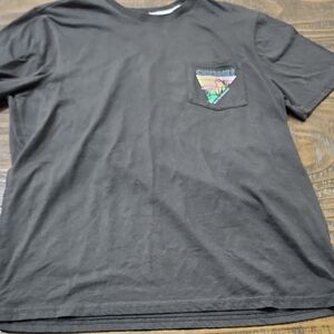 Chubbies Black Tee with Vibrant Pocket